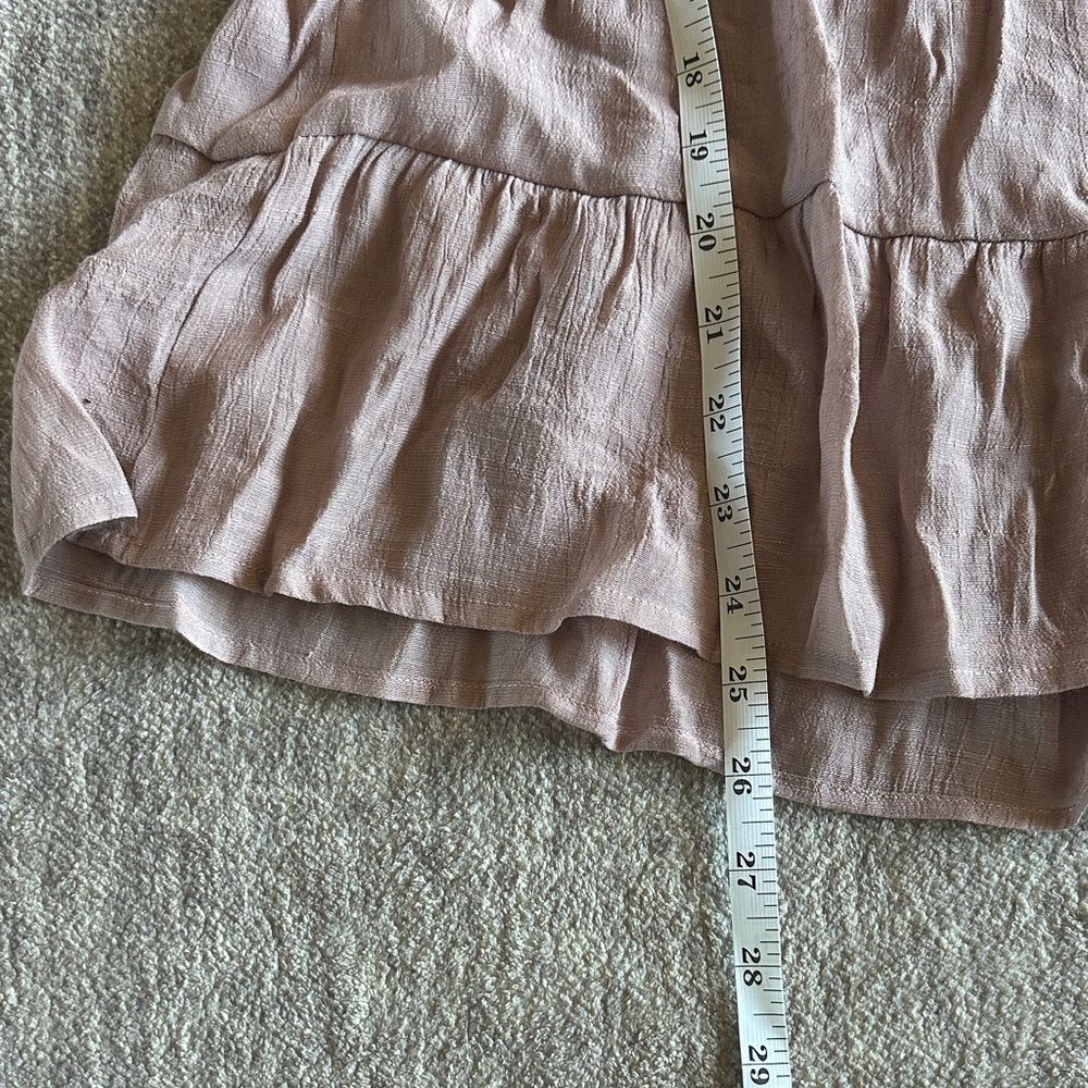Papillon- Blush Ruffle Tank Top - Picture 5 of 5